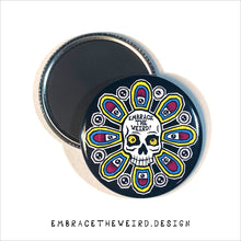 Load image into Gallery viewer, Skull Flower (2.25 Inch Magnet)