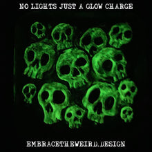 Load image into Gallery viewer, SKULLIES (GLOW IN THE DARK)(Handmade Beverage Coaster)