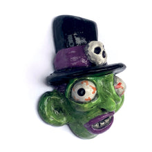 Load image into Gallery viewer, The Top-hat Weirdo (Small Handmade Sculpt)
