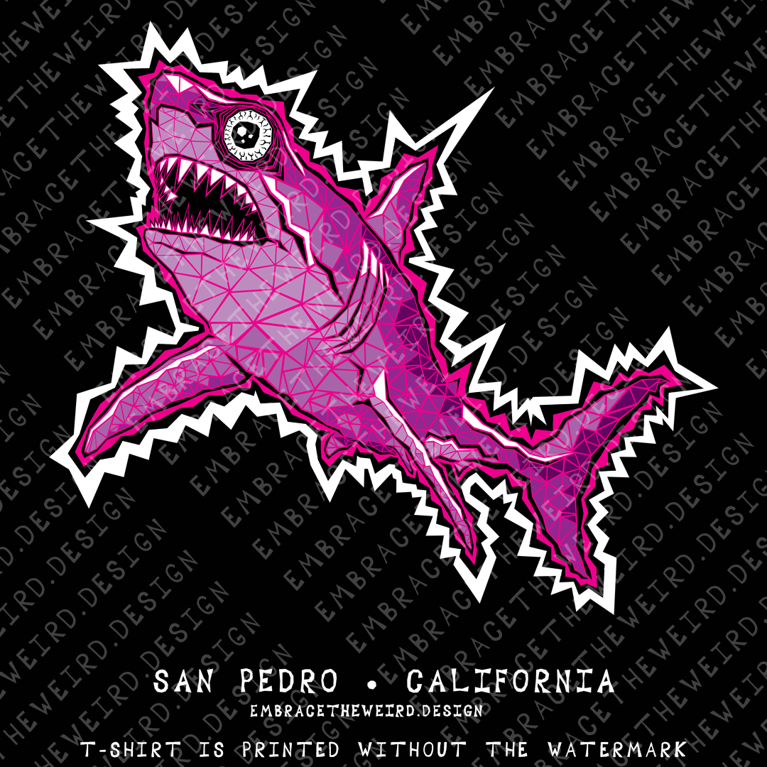 Pink 2025 shark shirt