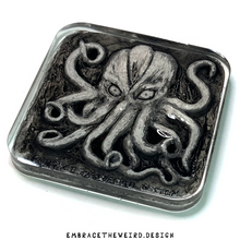 Load image into Gallery viewer, CTHULHU! (GLOW IN THE DARK)(Handmade Beverage Coaster)