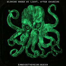 Load image into Gallery viewer, CTHULHU! (GLOW IN THE DARK)(Handmade Beverage Coaster)