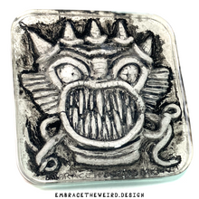 Load image into Gallery viewer, DAGON! (GLOW IN THE DARK) (Handmade Beverage Coaster)