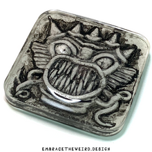 Load image into Gallery viewer, DAGON! (GLOW IN THE DARK) (Handmade Beverage Coaster)
