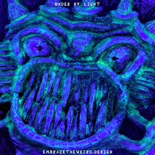 Load image into Gallery viewer, DAGON! (GLOW IN THE DARK) (Handmade Beverage Coaster)