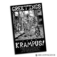 Load image into Gallery viewer, Greetings From Krampus! (Open Edition Poster Print)