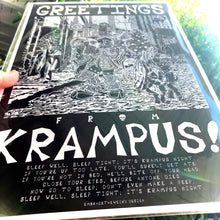 Load image into Gallery viewer, Greetings From Krampus! (Open Edition Poster Print)