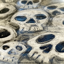 Load image into Gallery viewer, SKULLIES (GLOW IN THE DARK)(Handmade Beverage Coaster)