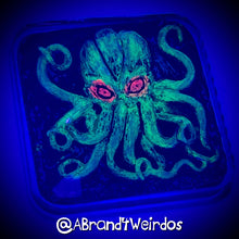 Load image into Gallery viewer, CTHULHU! (GLOW IN THE DARK)(Handmade Beverage Coaster)