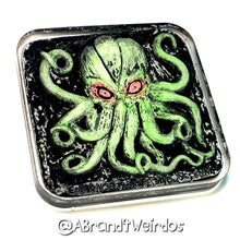 Load image into Gallery viewer, CTHULHU! (GLOW IN THE DARK)(Handmade Beverage Coaster)