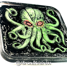 Load image into Gallery viewer, CTHULHU! (GLOW IN THE DARK)(Handmade Beverage Coaster)
