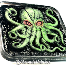 Load image into Gallery viewer, CTHULHU! (GLOW IN THE DARK)(Handmade Beverage Coaster)