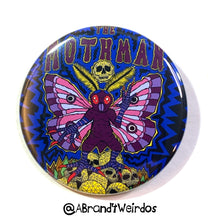 Load image into Gallery viewer, Mothman (2.25 Inch Pinback Button)