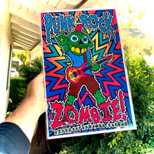 Load image into Gallery viewer, Punk Rock Zombie (Open Edition Poster Print)