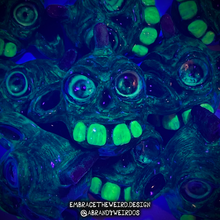 Load image into Gallery viewer, Punk Rock Zombie (Glow-in-the-Dark)(Small Handmade Sculpt)