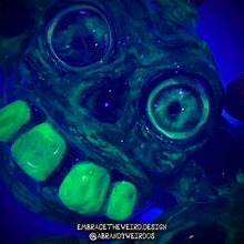Load image into Gallery viewer, Punk Rock Zombie (Glow-in-the-Dark)(Small Handmade Sculpt)