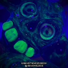 Load image into Gallery viewer, Punk Rock Zombie (Glow-in-the-Dark)(Small Handmade Sculpt)