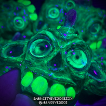 Load image into Gallery viewer, Punk Rock Zombie (Glow-in-the-Dark)(Small Handmade Sculpt)