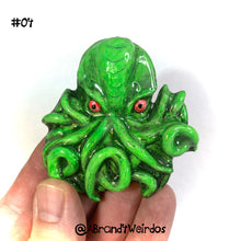 Load image into Gallery viewer, Cthulhu (Glow-in-the-Dark)(Small Handmade Sculpt)