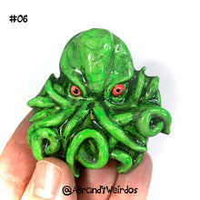 Load image into Gallery viewer, Cthulhu (Glow-in-the-Dark)(Small Handmade Sculpt)