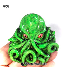 Load image into Gallery viewer, Cthulhu (Glow-in-the-Dark)(Small Handmade Sculpt)