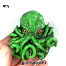Load image into Gallery viewer, Cthulhu (Glow-in-the-Dark)(Small Handmade Sculpt)