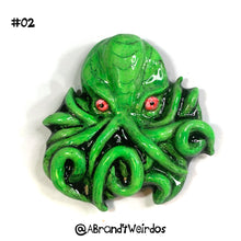 Load image into Gallery viewer, Cthulhu (Glow-in-the-Dark)(Small Handmade Sculpt)