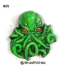 Load image into Gallery viewer, Cthulhu (Glow-in-the-Dark)(Small Handmade Sculpt)