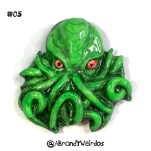Load image into Gallery viewer, Cthulhu (Glow-in-the-Dark)(Small Handmade Sculpt)