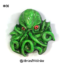 Load image into Gallery viewer, Cthulhu (Glow-in-the-Dark)(Small Handmade Sculpt)
