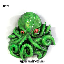Load image into Gallery viewer, Cthulhu (Glow-in-the-Dark)(Small Handmade Sculpt)