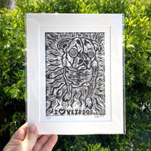 Load image into Gallery viewer, Das Puggo - An Original Limited Edition Linocut (Series of 15)