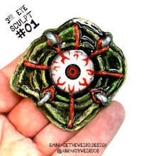 Load image into Gallery viewer, Your 3rd Eye! (Glow-in-the-Dark)(Small Handmade Sculpt)
