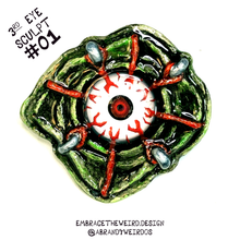 Load image into Gallery viewer, Your 3rd Eye! (Glow-in-the-Dark)(Small Handmade Sculpt)