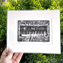 Load image into Gallery viewer, MY CASIO CZ1000- An Original Limited Edition Linocut (Series of 15)
