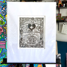 Load image into Gallery viewer, Empathy is the Best Superpower - An Original Limited Edition Linocut (Series of 19)