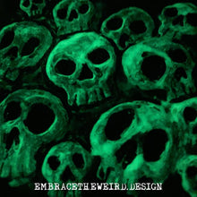Load image into Gallery viewer, SKULLIES (GLOW IN THE DARK)(Handmade Beverage Coaster)