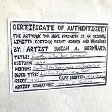 Load image into Gallery viewer, Empathy is the Best Superpower - An Original Limited Edition Linocut (Series of 19)