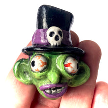 Load image into Gallery viewer, The Top-hat Weirdo (Small Handmade Sculpt)