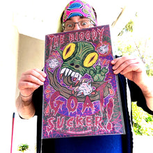 Load image into Gallery viewer, Bloody Goat Sucker! (Open Edition Poster Print)