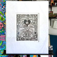 Load image into Gallery viewer, Empathy is the Best Superpower - An Original Limited Edition Linocut (Series of 19)