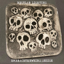 Load image into Gallery viewer, SKULLIES (GLOW IN THE DARK)(Handmade Beverage Coaster)