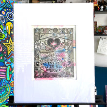 Load image into Gallery viewer, Empathy is the Best Superpower - An Original Limited Edition Linocut (Series of 19)