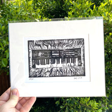 Load image into Gallery viewer, MY CASIO CZ1000- An Original Limited Edition Linocut (Series of 15)