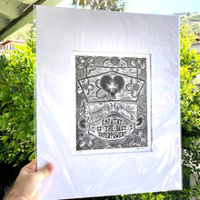 Load image into Gallery viewer, Empathy is the Best Superpower - An Original Limited Edition Linocut (Series of 19)