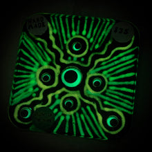 Load image into Gallery viewer, GOOGLIE EYE"S Series #01 (GLOW IN THE DARK)(Handmade Beverage Coaster)