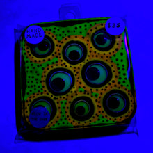 Load image into Gallery viewer, GOOGLIE EYE"S Series #01 (GLOW IN THE DARK)(Handmade Beverage Coaster)