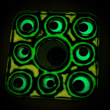 Load image into Gallery viewer, GOOGLIE EYE"S Series #01 (GLOW IN THE DARK)(Handmade Beverage Coaster)