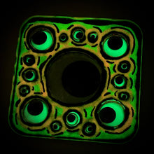 Load image into Gallery viewer, GOOGLIE EYE"S Series #01 (GLOW IN THE DARK)(Handmade Beverage Coaster)