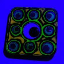 Load image into Gallery viewer, GOOGLIE EYE"S Series #01 (GLOW IN THE DARK)(Handmade Beverage Coaster)